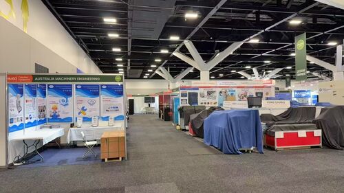 latest company news about Great News: Successful Joint Exhibition in Australia with Our Factory — Sushi Rice Ball Machine Draws Rave Reviews!