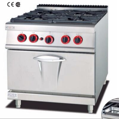 Prezzo buono Forno combinato multifunzione GH-987A gamma a gas con quattro cannoni / forno a gas in linea