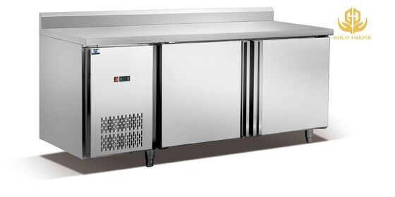 Dobra cena Stal nierdzewna Komercyjna kuchnia zamrażarka Płytka robocza chłodzona powietrzem 400W 450L w Internecie