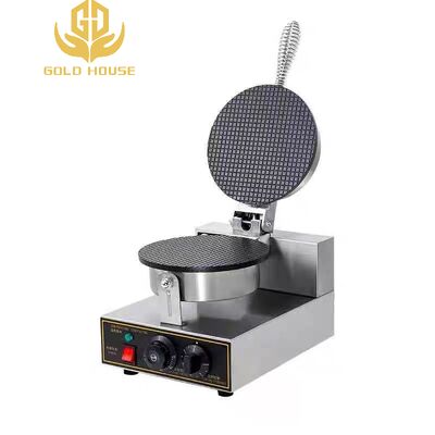 좋은 가격 아이스크림 코너 머신 단일판 전기 웨이플 코너 메이커 1.2Kw 온라인