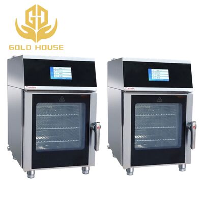 Guter Preis 380-400V Küche Gewerbeausrüstung Touchscreen Elektrische Kombi-Ofen 4 Tray online