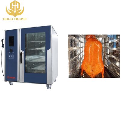 Prezzo buono Versione LCD Cucina Apparecchiature commerciali Iniezione 10 vassoio Forno combinato in linea