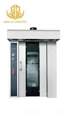Хорошая цена 16-секционная большая ротационная газовая печь с функциями пара онлайн