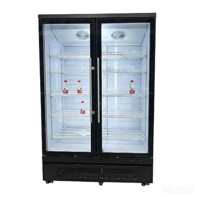 品質 R290 冷蔵飲料ディスプレイキャビネット 冷蔵剤 1800*680*2000 寸法 0°C/10°C温度範囲 工場