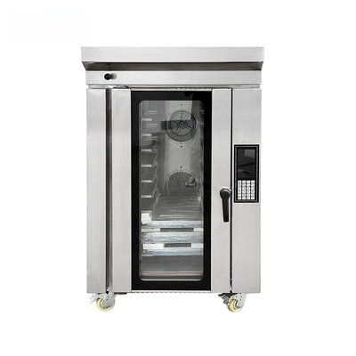 Goede prijs 10-Tray Elektrische Roterende Oven - Hoge Efficiëntie Commerciële Bakkerij en Restaurant Brood, Cake, Maïsbrood Bakmachine online